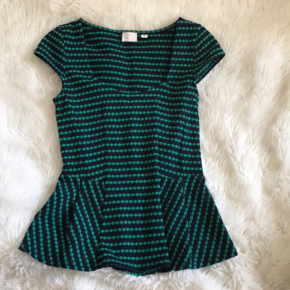 Anthropologie Peplum Top